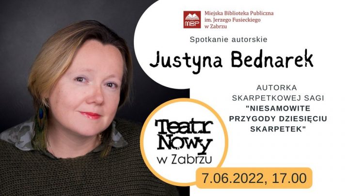 Spotkanie autorskie z Justyną Bednarek
