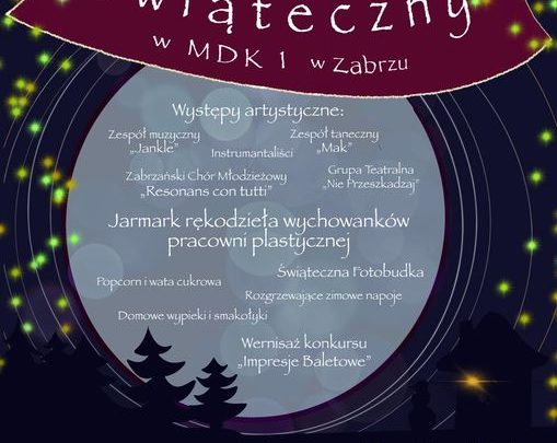 Jarmark Świąteczny w MDK 1 w Zabrzu