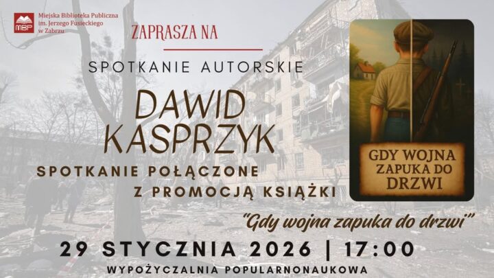 Spotkanie autorskie z Dawidem Kasprzykiem