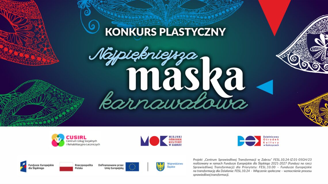 Najpiękniejsza maska karnawałowa – konkurs plastyczny