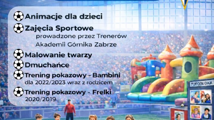 Ferie z MOSiR Zabrze 2026 – Dzień z Górnikiem Zabrze