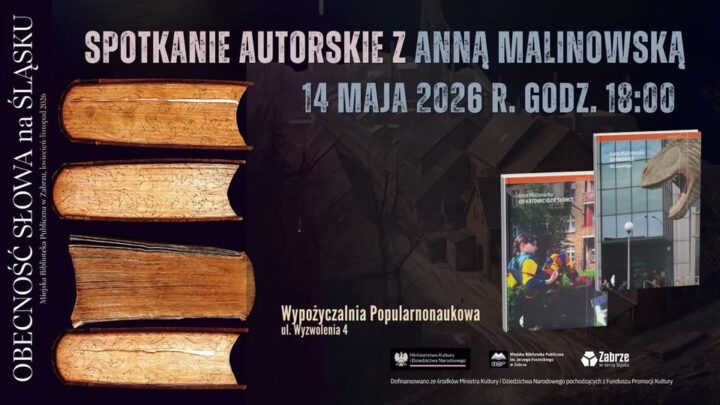 Spotkanie autorskie z Anną Malinowską