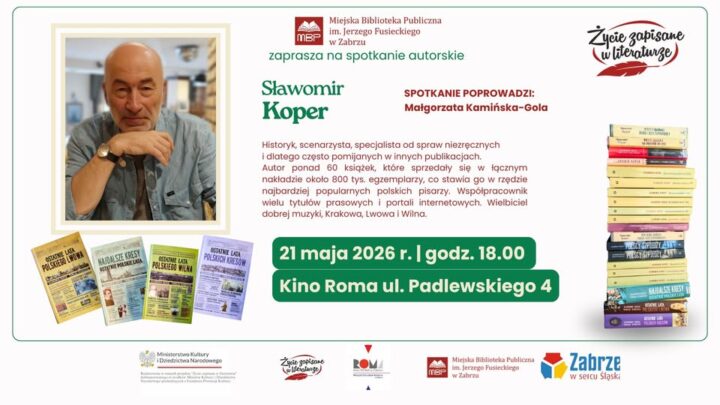 Spotkanie autorskie ze Sławomirem Koprem